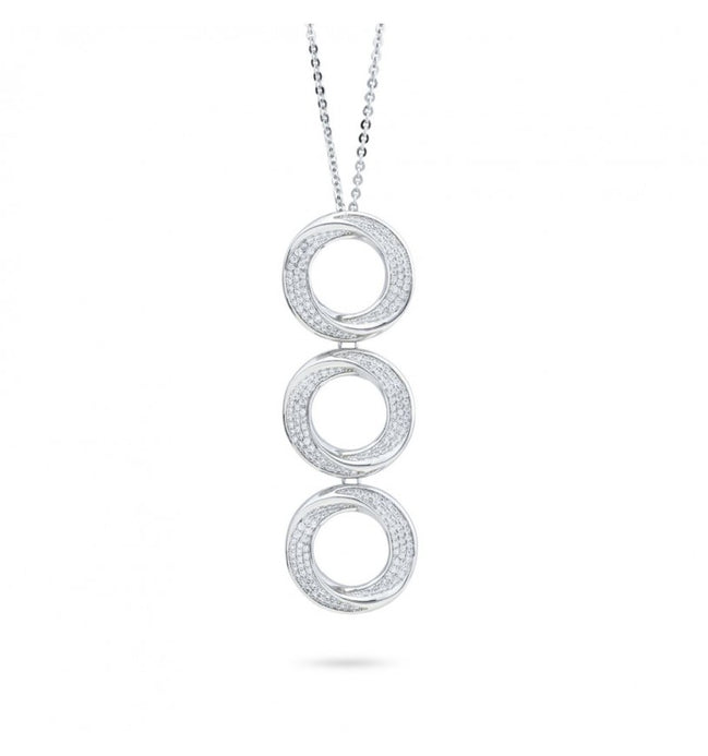 COLLANA BOCCADAMO DONNA CON MODULI CIRCOLARI IN FILA Riferimento KGR045