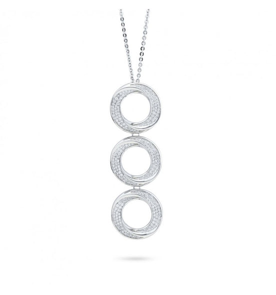 COLLANA BOCCADAMO DONNA CON MODULI CIRCOLARI IN FILA Riferimento KGR045
