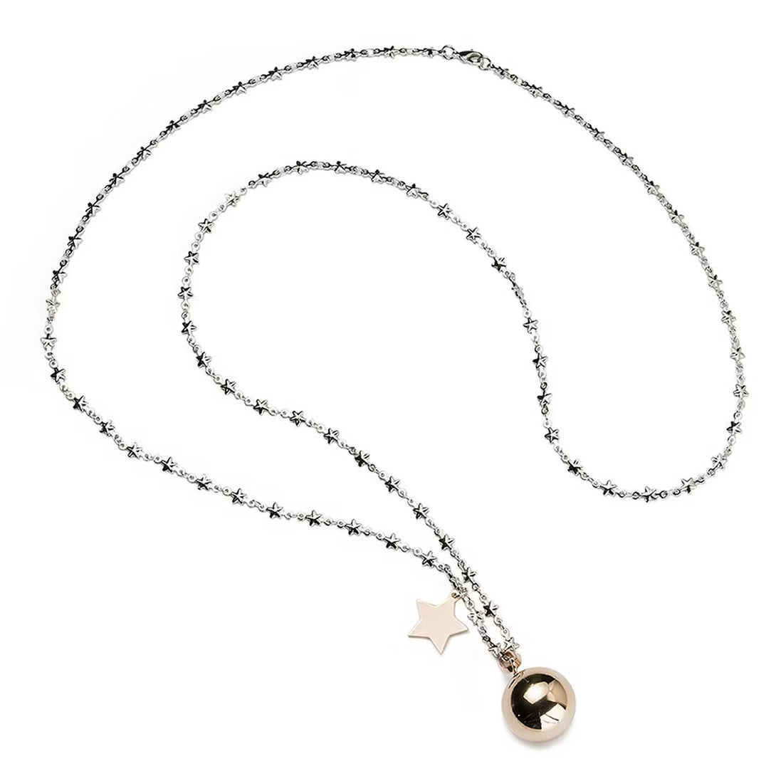 Sovrani - Collana chiama angeli ottone stella