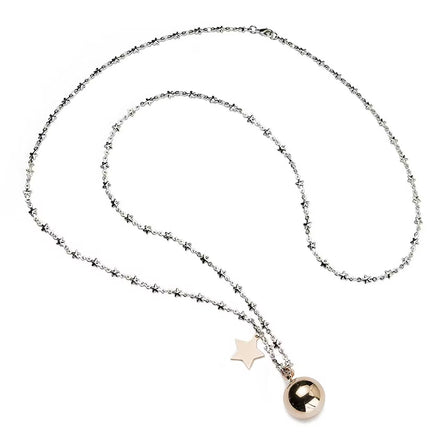 Sovrani - Collana chiama angeli ottone stella