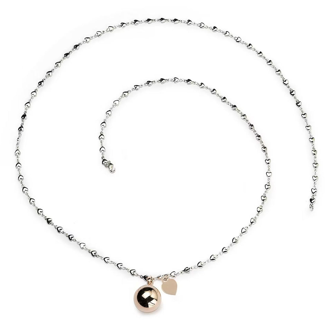 Sovrani - Collana chiama angeli ottone cuore