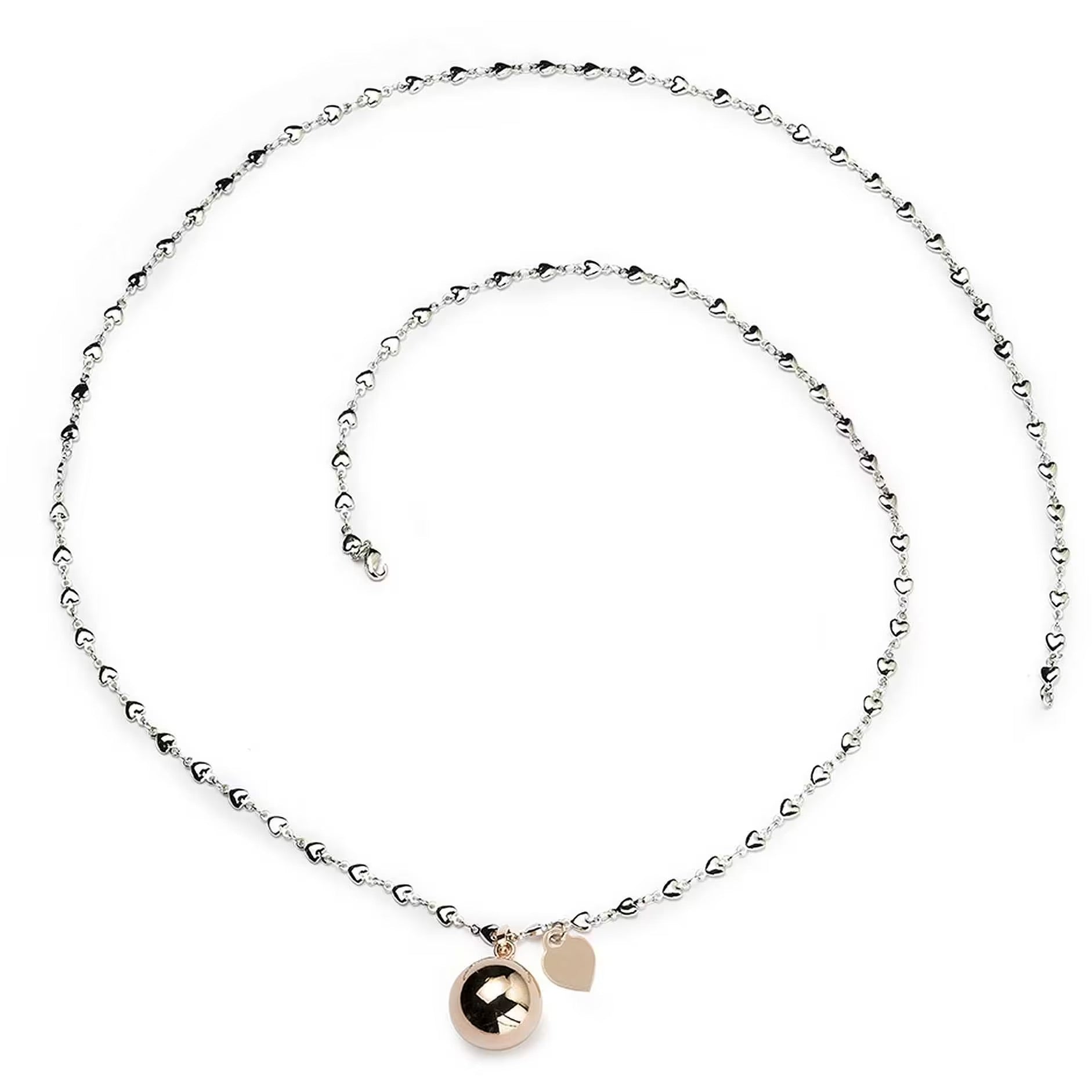 Sovrani - Collana chiama angeli ottone cuore