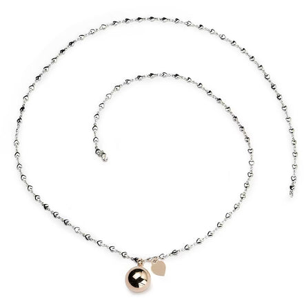 Sovrani - Collana chiama angeli ottone cuore