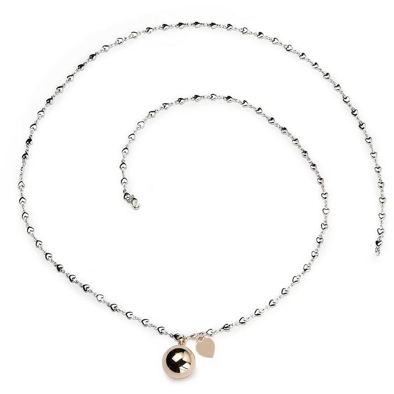 Sovrani - Collana chiama angeli ottone cuore