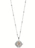 Sovrani - collana chiama angeli strass cuore