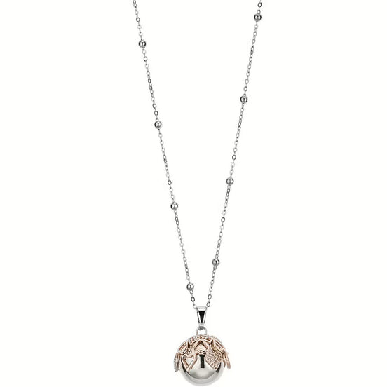 Sovrani - Collana chiama angeli con cuore rosa