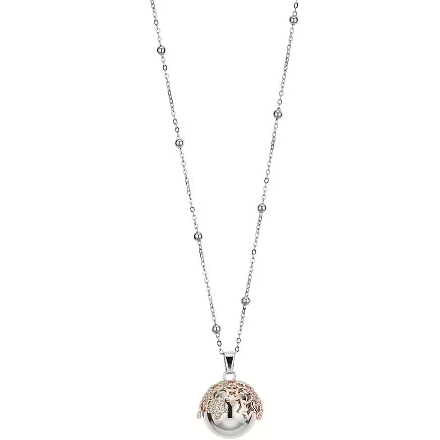 Sovrani - collana chiama angeli stella rosa