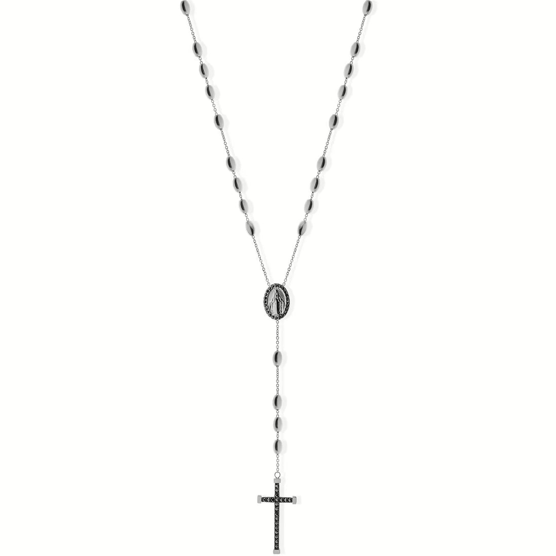 Liu jo - collana uomo gioiello  con crocifisso  MLJ548