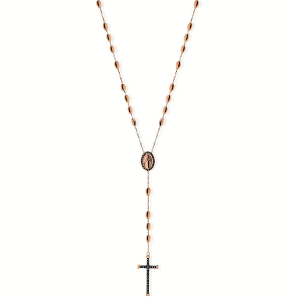 Liu jo - collana uomo con crocifisso