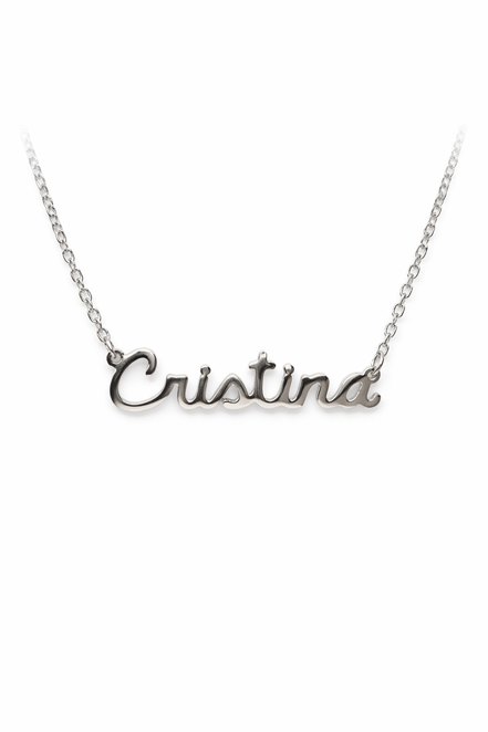 Fico Gioielli - Collana Nome “Cristina” in Argento 925