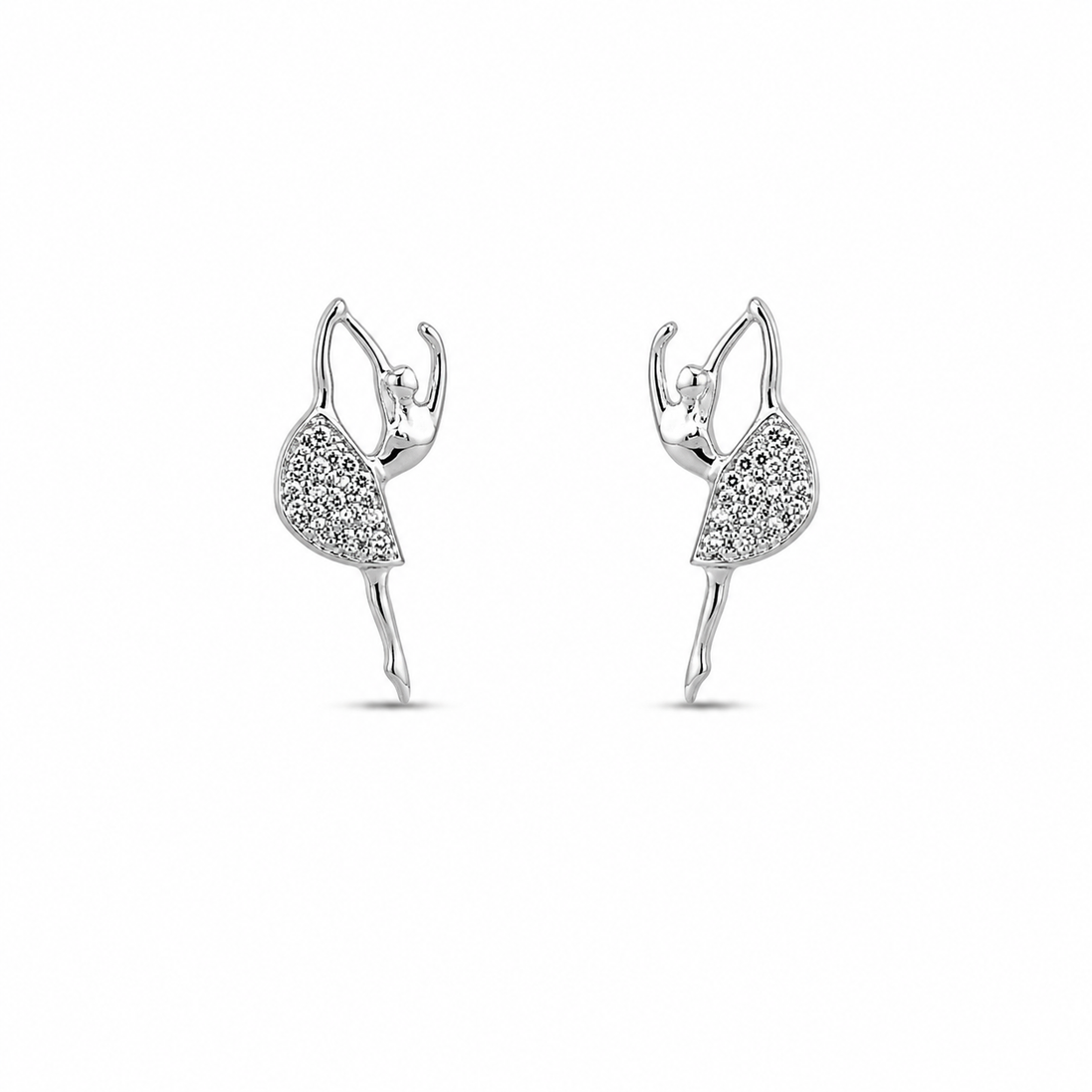 Fico Gioielli - Orecchini Ballerina con Zirconi Argento 925