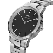 Daniel Wellington Iconic Link orologio donna nero 28mm Dw00100208