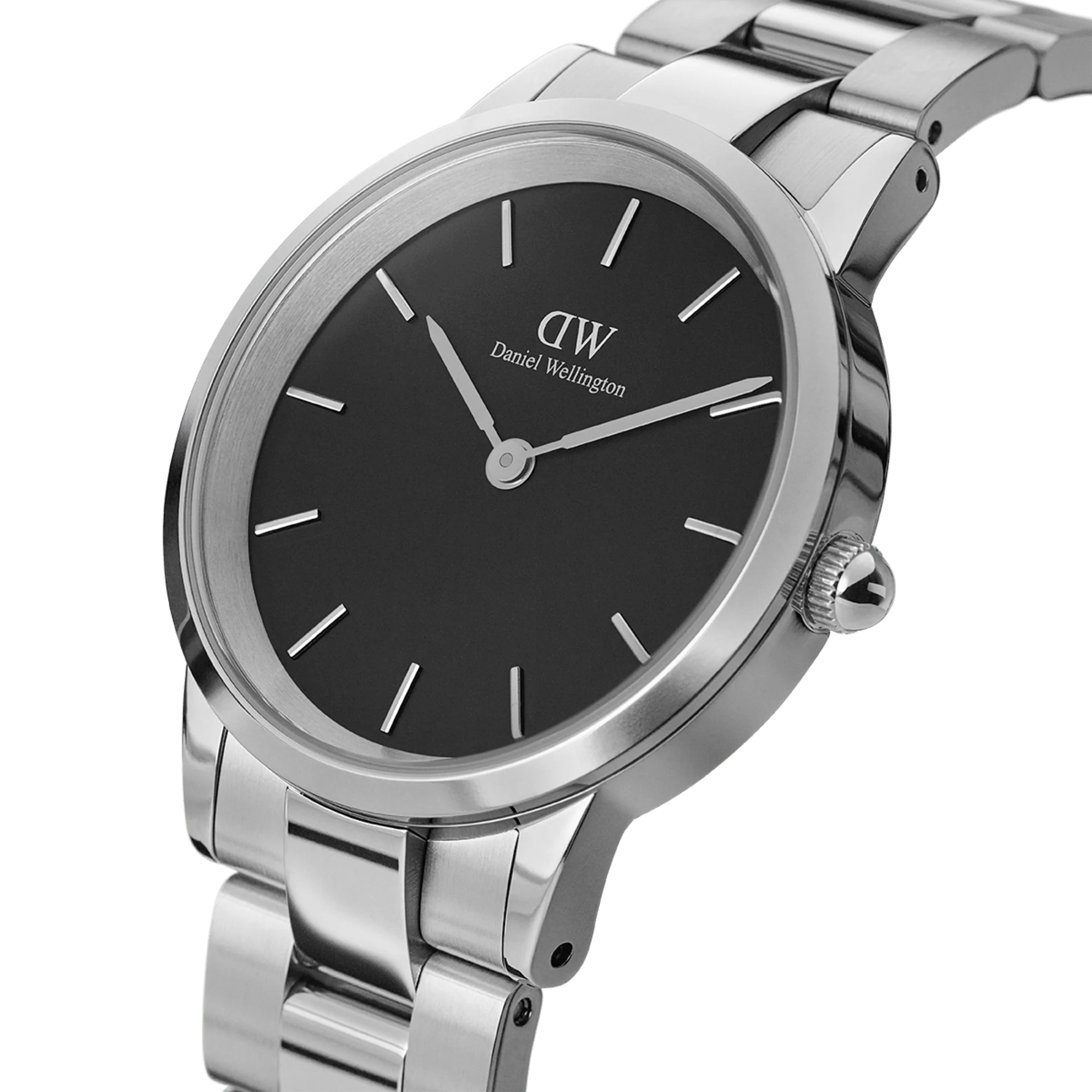 Daniel Wellington Iconic Link orologio donna nero 28mm Dw00100208