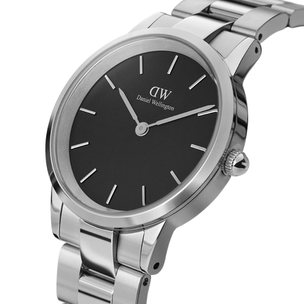 Daniel Wellington Iconic Link orologio donna nero 28mm Dw00100208
