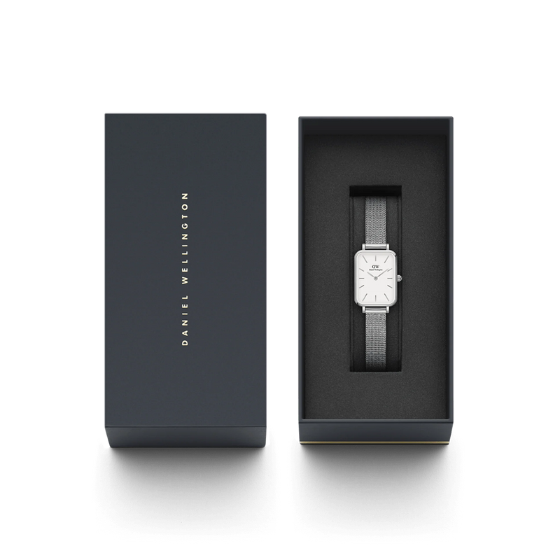 Daniel Wellington Quadro Sterling orologio donna silver 20x26 DW00100438