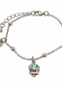 Amo Capri - Bracciale in Acciaio con campanella con smalti multicolore e punto luce