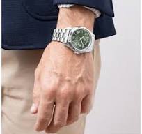 OROLOGIO LOTUS 18854/3 VERDE CINGHIA ACCIAIO INOSSIDABILE 316L, UOMO