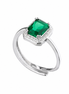 Sovrani - Anello  Collezione Luce in Argento 925 con Pietra Verde