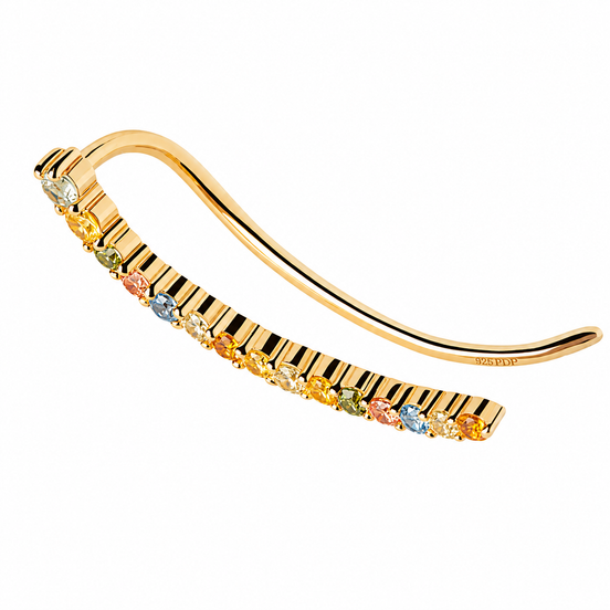 Pdpaola - Orecchini donna argento 925 Rainbow