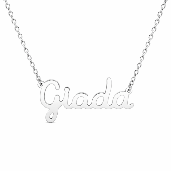 Fico Gioielli - Collana con Nome “Giada” in Argento 925
