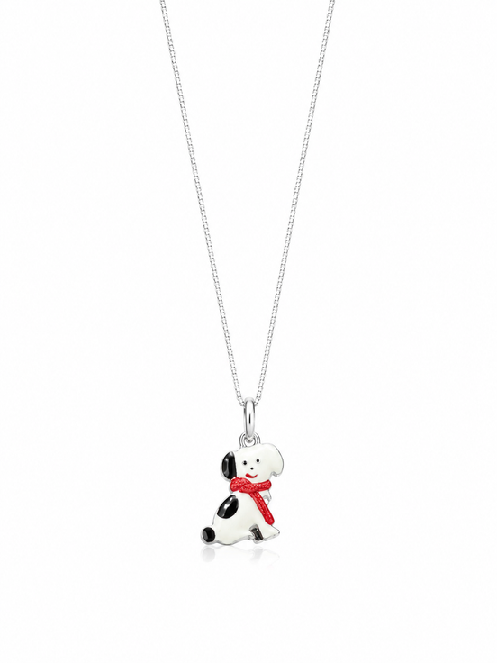 Fico Gioielli - Collana Cagnolino Smaltato Argento 925
