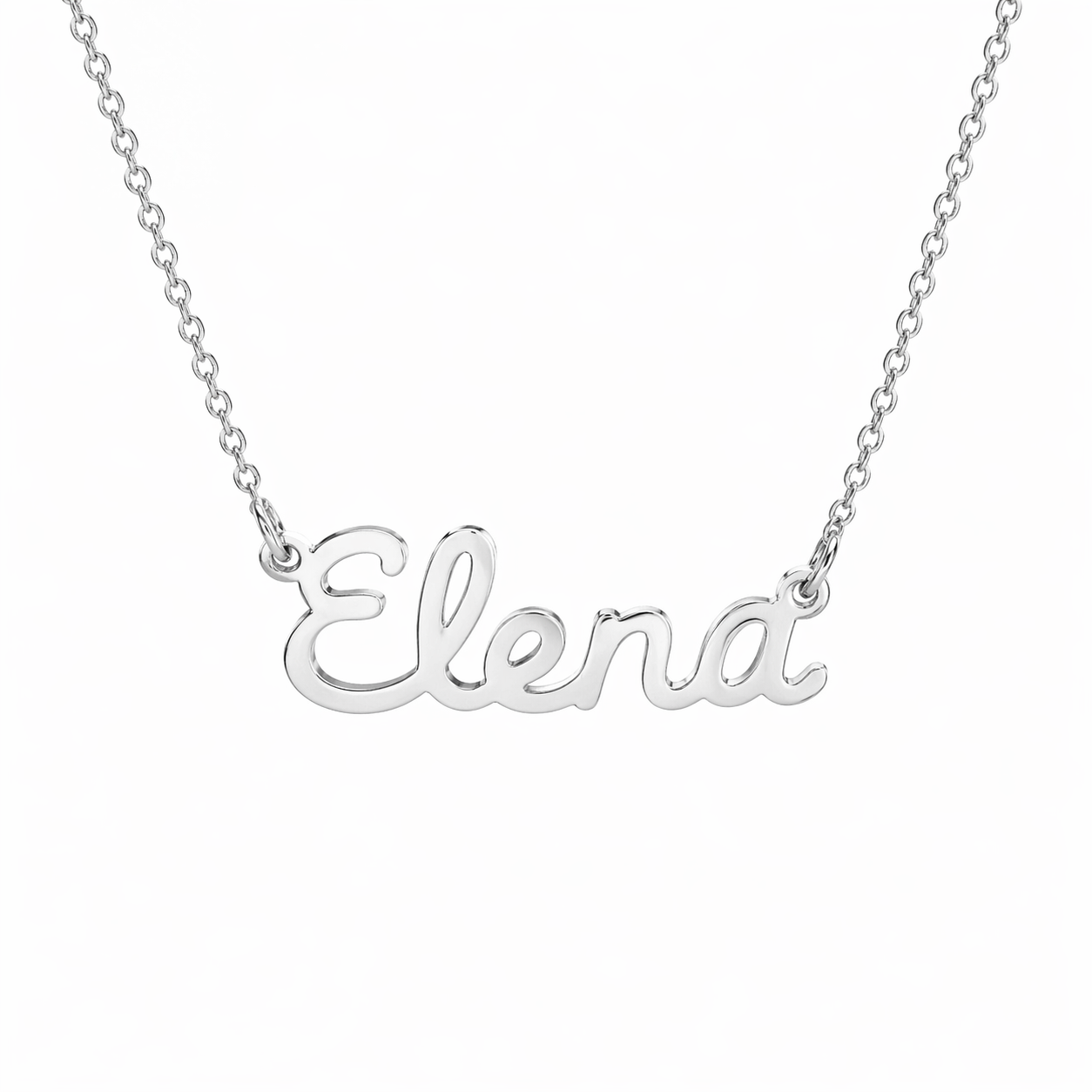 Fico Gioielli - Collana con Nome “Elena” in Argento 925