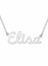 Fico Gioielli - Collana con Nome “Elisa” in Argento 925