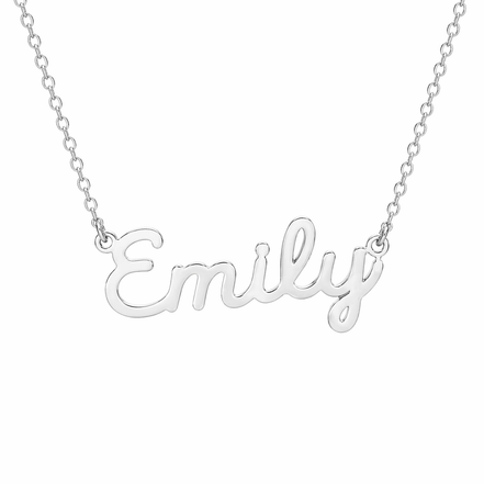 Fico Gioielli - Collana con Nome “Emily” in Argento 925