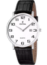 OROLOGIO FESTINA CLASSICS F16476/1 BIANCO CON CINTURINO IN PELLE, UOMO