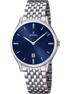 OROLOGIO FESTINA CLASSICS F16744/3 BLU CON CINTURINO IN ACCIAIO, UOMO