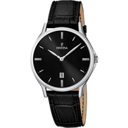 OROLOGIO FESTINA CLASSICS F16745/5 NERO CINTURINO IN PELLE, UOMO