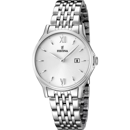 Festina Classics orologio donna bianco solo tempo F16748/2