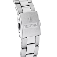 OROLOGIO FESTINA F16820/Q BIANCO CON CINTURINO IN ACCIAIO, UOMO