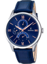 OROLOGIO FESTINA RETRO F16823/3 BLU CINTURINO IN PELLE, UOMO