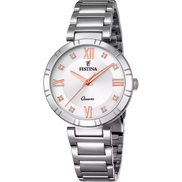 OROLOGIO FESTINA MADEMOISELLE F16936/B ARGENTO CON CINTURINO IN ACCIAIO, DONNA