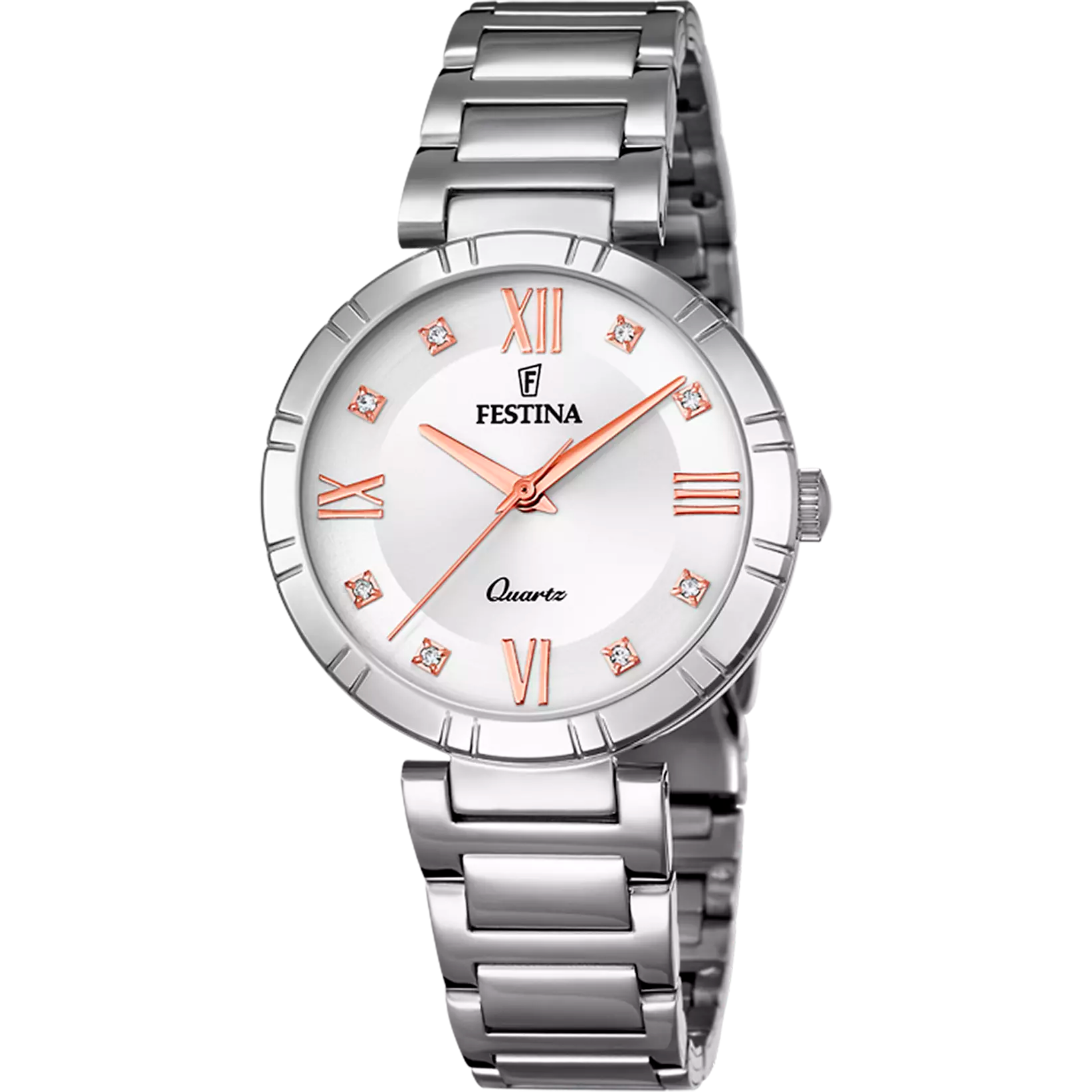 OROLOGIO FESTINA MADEMOISELLE F16936/B ARGENTO CON CINTURINO IN ACCIAIO, DONNA