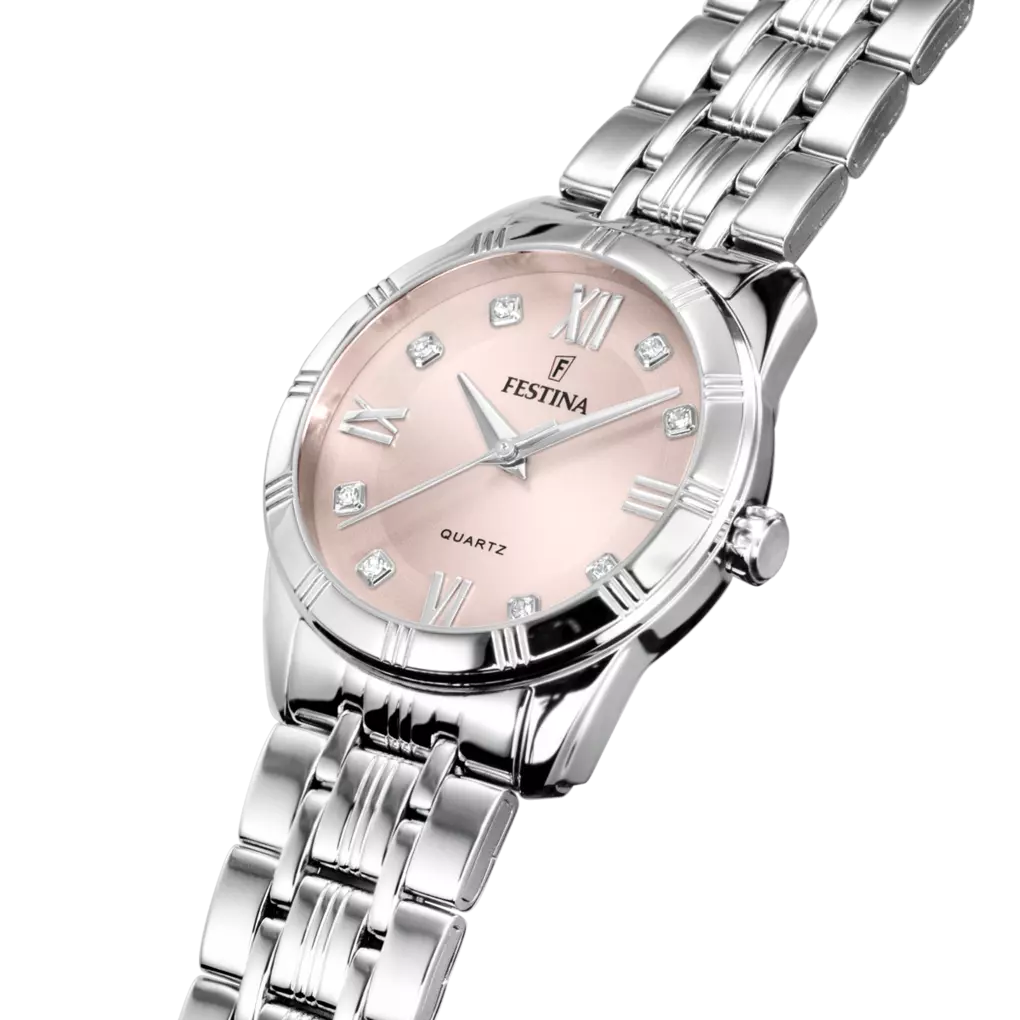 Festina Mademoiselle orologio solo tempo donna silver/rose F16940/C