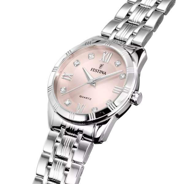 Festina Mademoiselle orologio solo tempo donna silver/rose F16940/C