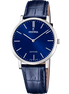 Festina Swiss Made orologio uomo pelle blu F20012/3