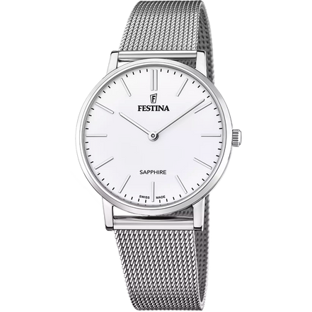 Festina Swiss Made orologio bianco uomo F20014/1