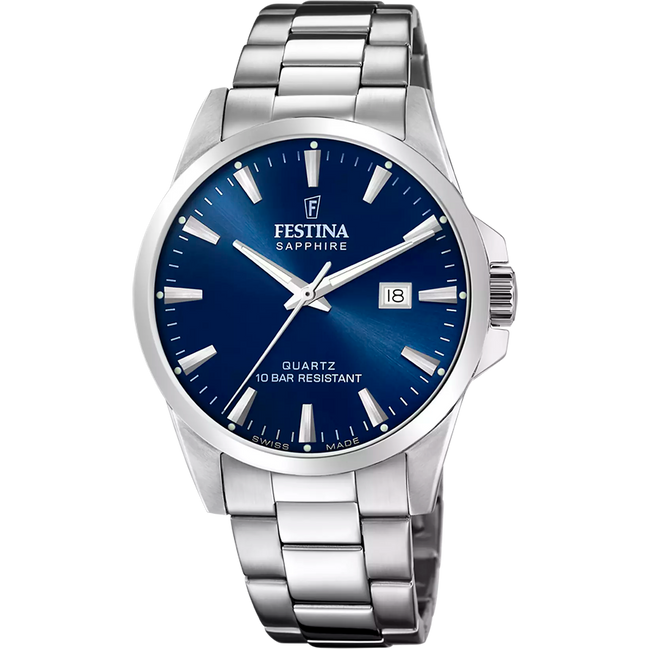 Festina orologio azzurro uomo in acciaio F20024/3