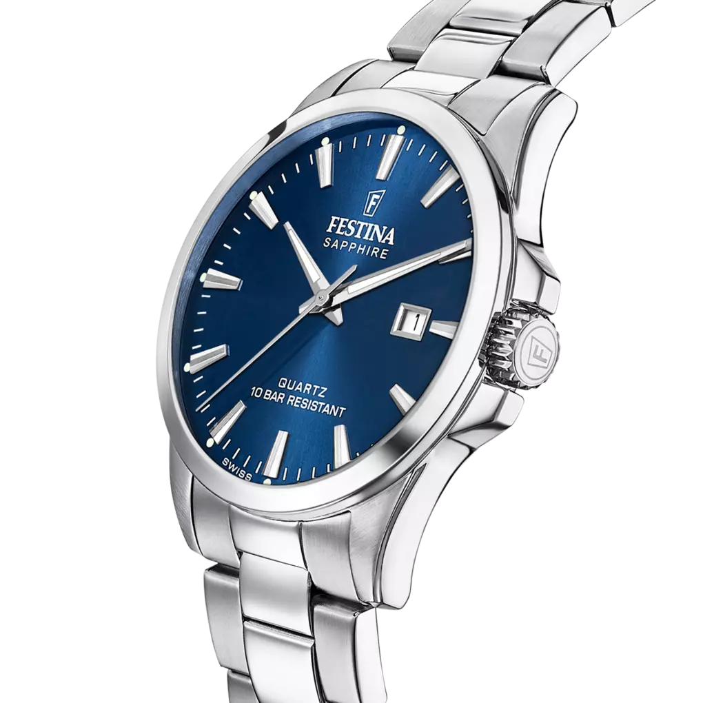 Festina orologio azzurro uomo in acciaio F20024/3