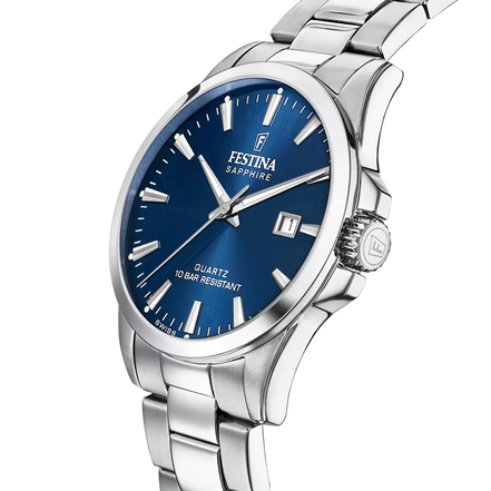 Festina orologio azzurro uomo in acciaio F20024/3