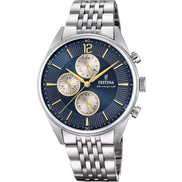 OROLOGIO FESTINA F20285/7 BLU CON CINTURINO IN ACCIAIO, UOMO