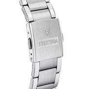 OROLOGIO FESTINA TIMELESS CHRONOGRAPH F20343/8 NERO CINTURINO IN ACCIAIO, UOMO