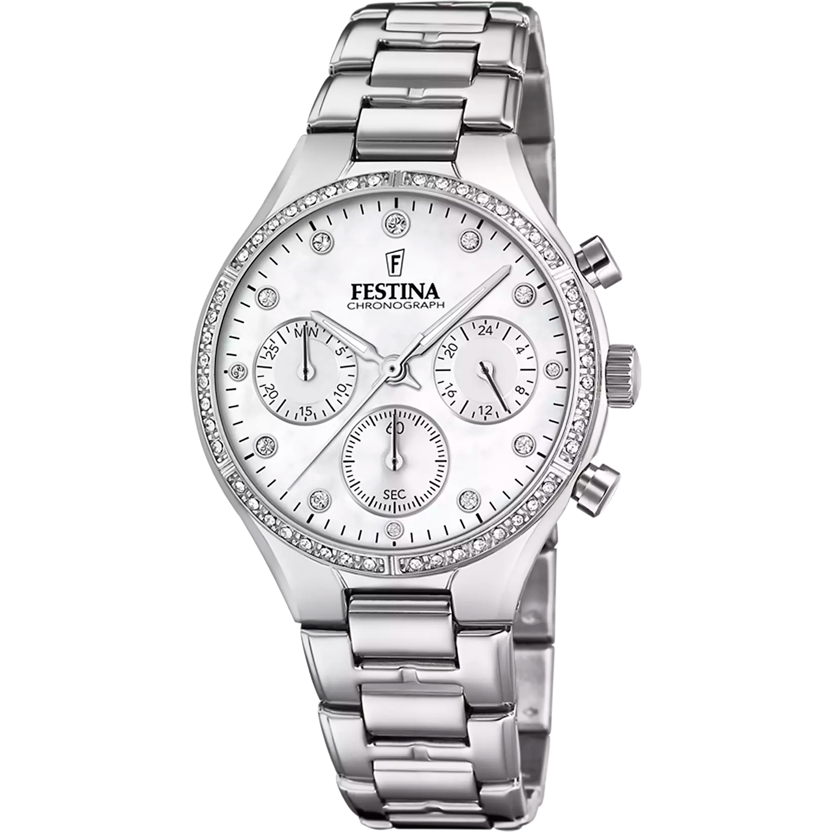 Festina Boyfriend orologio cronografo donna silver F20401/1