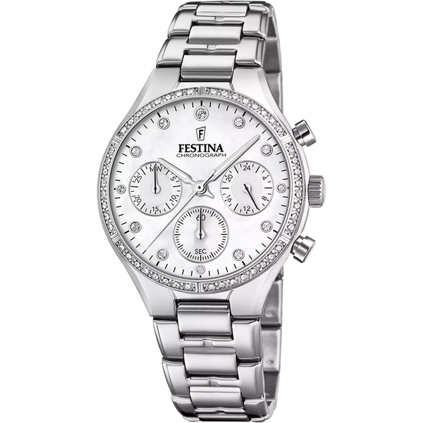 Festina Boyfriend orologio cronografo donna silver F20401/1