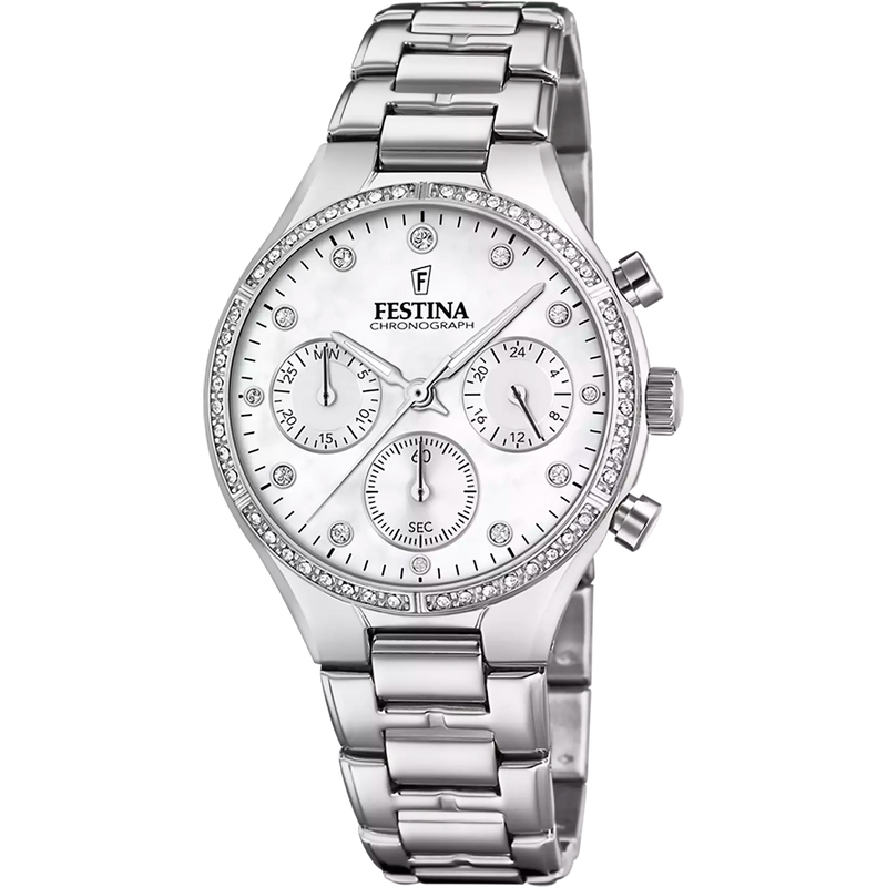 Festina Boyfriend orologio cronografo donna silver F20401/1