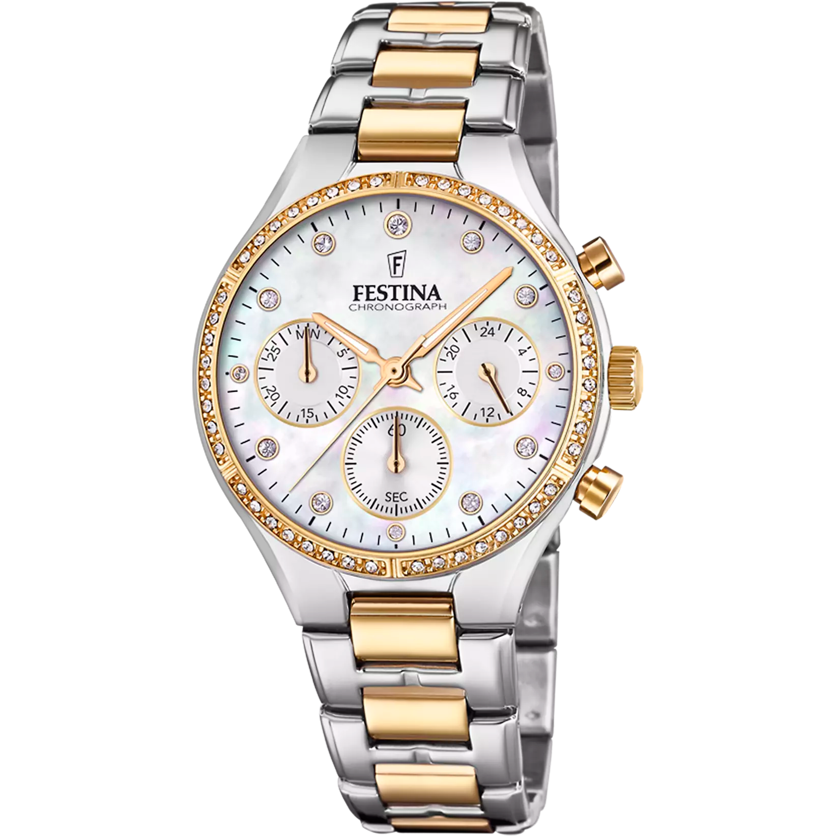 OROLOGIO FESTINA BOYFRIEND F20402/1 MADREPERLA CINTURINO IN ACCIAIO, DONNA