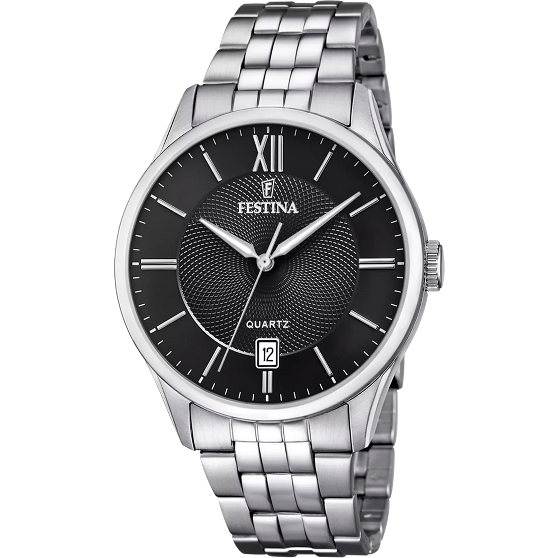 OROLOGIO FESTINA CLASSICS F20425/3 NERO BRACCIALE IN ACIAIO, UOMO